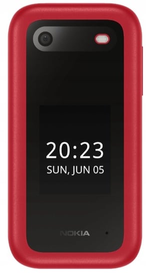 Telefon Nokia 2660 Czerwony + Stacja Ładująca Nokia