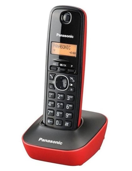 Telefon Panasonic KX-TG 1611PDR czerwony Panasonic
