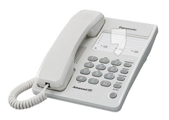 Telefon PANASONIC KX-TS2300PDW biały Panasonic