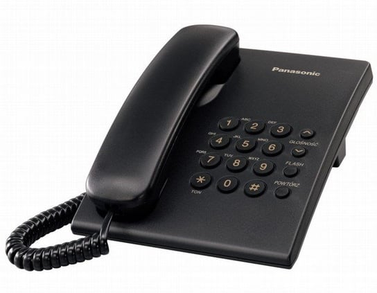 Telefon PANASONIC KX-TS500PDB czarny Panasonic