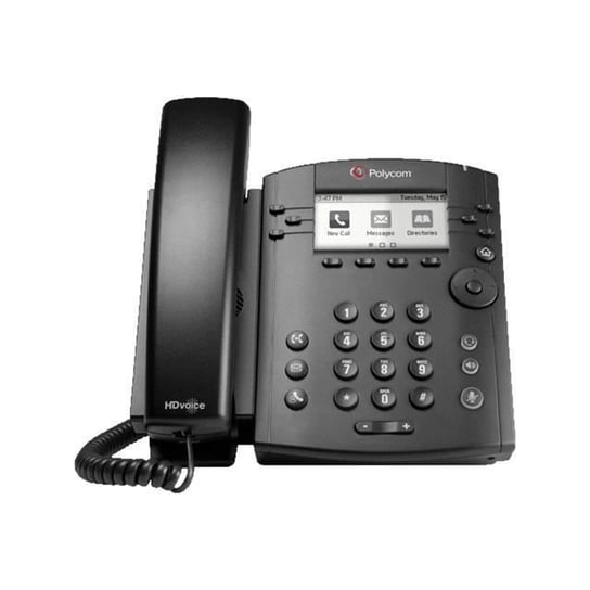 Telefon profesjonalny VVX 300 - POLYCOM - 6 linii - głos HD - PoE Inna marka
