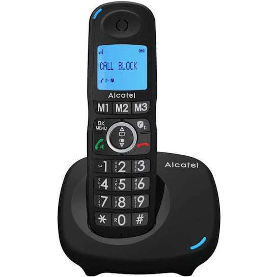 Telefon stacjonarny, Alcatel XL535, czarny Alcatel