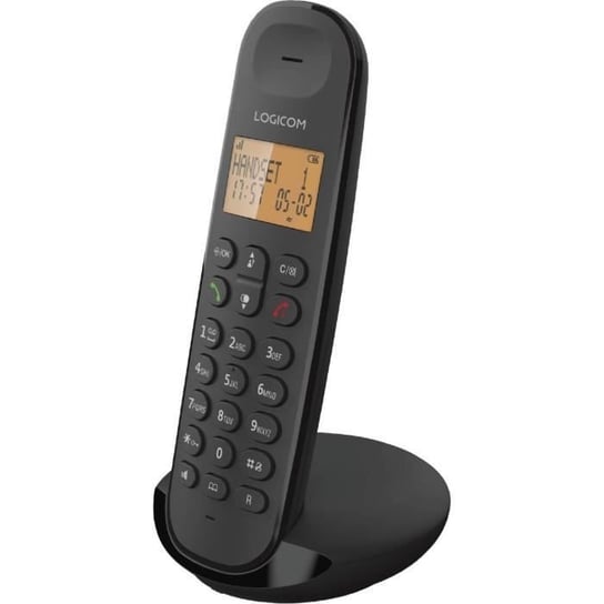 Telefon stacjonarny bezprzewodowy - LOGICOM - DECT ILOA 150 SOLO - Czarny - Bez automatycznej sekretarki Logicom