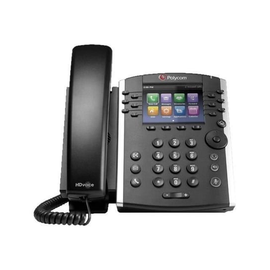 Telefon stacjonarny POLYCOM VVX 410 - VoIP - HD Voice - Gigabit Ethernet - Czarny Inna marka