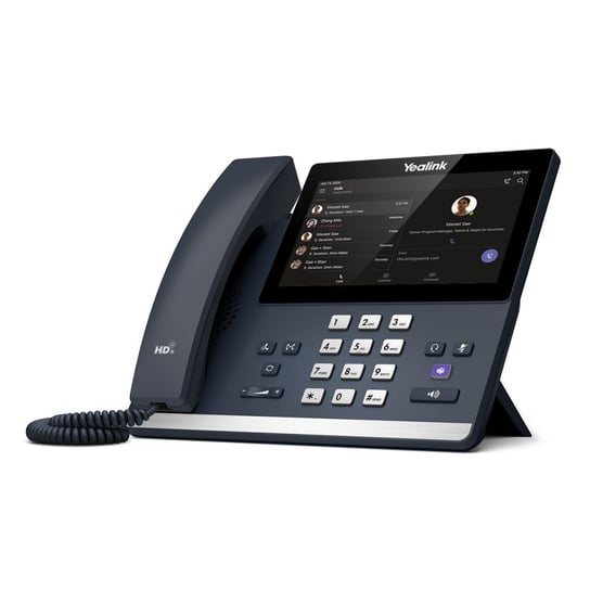 Telefon stacjonarny YEALINK MP56 Teams Edition VoIP Android, 2x RJ45 1000Mb/s, PoE, USB, wyświetlacz, Wi-Fi, Bluetooth Yealink