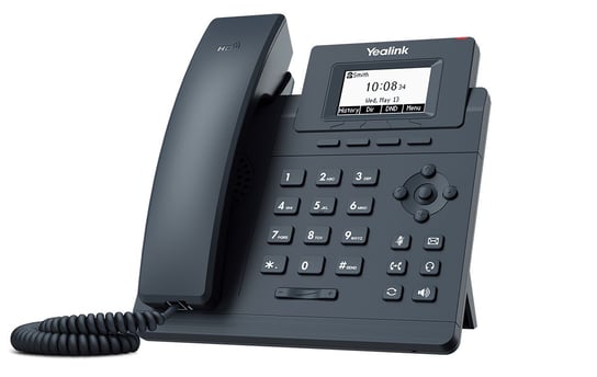 Telefon stacjonarny YEALINK SIP-T30 VoIP 2x RJ45 100Mb/s, wyświetlacz Yealink