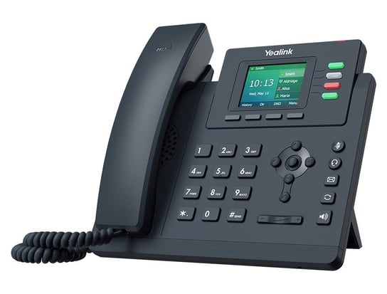 Telefon stacjonarny YEALINK SIP-T33G VoIP 2x RJ45 1000Mb/s, wyświetlacz, PoE Yealink