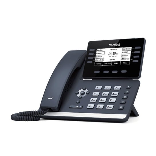 Telefon stacjonarny YEALINK SIP-T53C VoIP 2x RJ45 1000Mb/s wyświetlacz PoE USB Yealink
