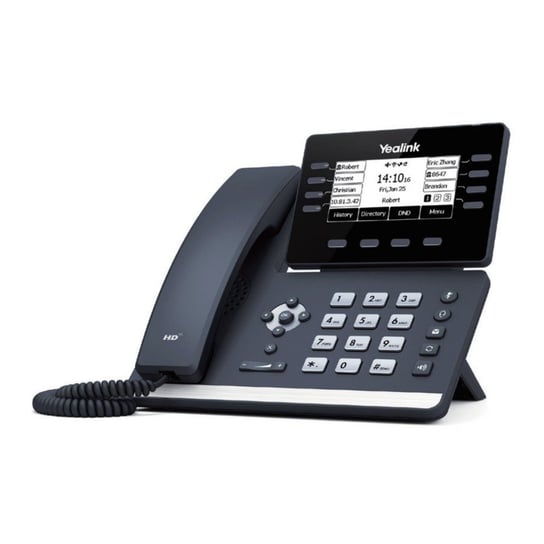 Telefon stacjonarny YEALINK SIP-T53W VoIP 2x RJ45 1000Mb/s, wyświetlacz, PoE, USB, Wi-Fi, Bluetooth Yealink