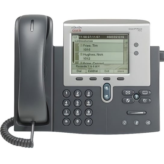 Telefon VoIP - CISCO - rozszerzenie IP 7940G - Zestaw głośnomówiący - Przeglądarka internetowa - 24 dzwonki Inna marka