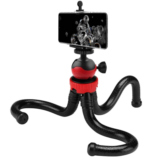 Telefon wsparcia Octopus / GoPro Elastyczny wysięgnik obracany o 360° i tryb statywu Avizar