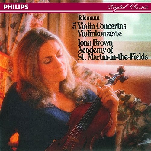 Telemann: Violin Concerto No.9 in G minor - 2. Adagio Alan Cuckston, Academy of St. Martin in the Fields, Iona Brown, Denis Vigay