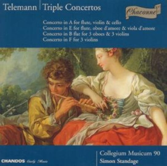Telemann: Triple Concertos Standage Simon