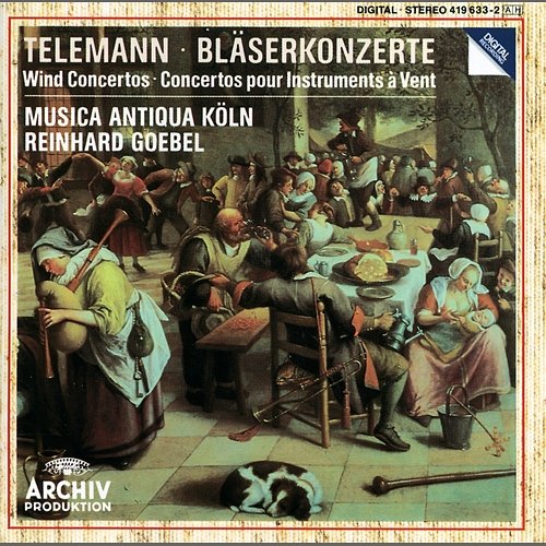 Telemann: Concerto in B-Flat Major for 3 Oboes, 3 Violins and Basso Continuo - II. Largo Reinhard Goebel, Mary Utiger, Hajo Bäss, Peter Westermann, Michael Niesemann, Piet Dhont, Musica Antiqua Köln