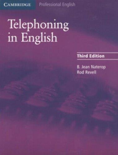 Telephoning in English Pupil's Book Naterop Jean B.