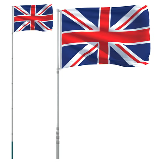 Teleskopowy Makszt z Flagą Wielkiej Brytanii - 5,5 Inna marka