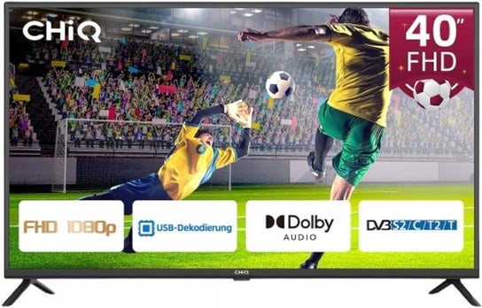Telewizor ChiQ L40G5W 40" LED Full HD Dolby Audio DVB-T2 Blu-Ray z USB Chiq