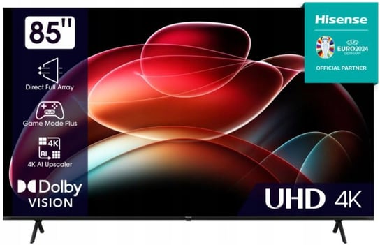 Telewizor Hisense 85A6K 85" DLED 4K UHD VIDAA HDR Dolby Vision DTS VirtualX HISENSE