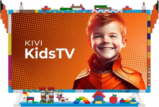 Telewizor KIVI KidsTV 32" LED FHD Android TV Ramka z klocków Kivi