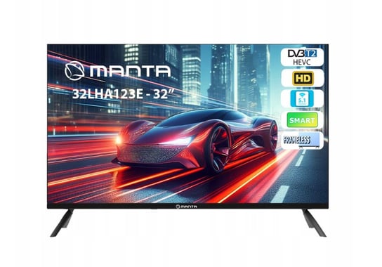 Telewizor Manta 32LHA123E 32" LED HD Smart TV Android 11 DVB-T/T2 HEVC Manta