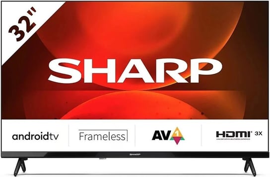 Telewizor Sharp 32Fh2Ea 32" Led 1366X768 (Hd Ready) Androidtv Dolby Digital Sharp
