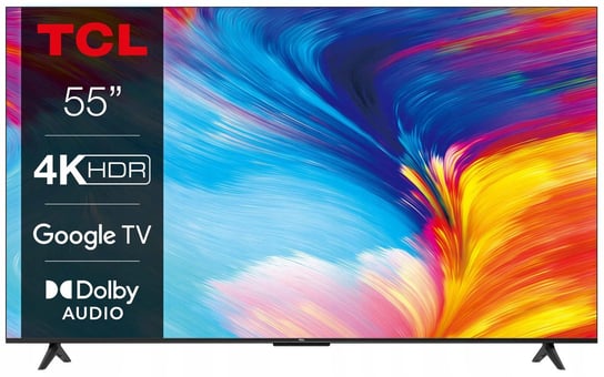 Telewizor TCL 55P631 55" LED 4K UHD Android TV 60 Hz DVB-T2, czarny TCL