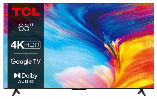 Telewizor TCL 65P631 65" LED 4K UHD Android TV 50-60 Hz DVB-T2, czarny TCL