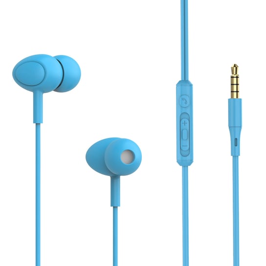 Tellur Basic Gamma Wired In-Ear Headphones With Microphone, Blue TELLUR