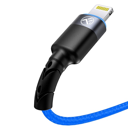 Tellur Data Cable Usb To Lightning With Led Light, 3A, 1.2M, Blue TELLUR
