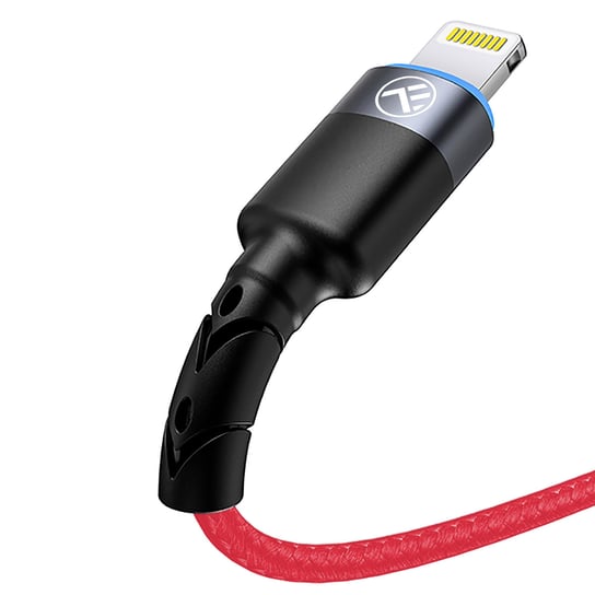 Tellur Data Cable Usb To Lightning With Led Light, 3A, 1.2M, Red TELLUR
