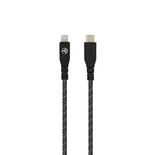 Tellur Green Data Cable, Apple Mfi Certified, Type-C To Lightning, 3A, Pd60W, 1M, Nylon, Recycled Plastic, Black TELLUR