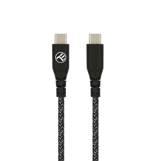 Tellur Green Data Cable, Type-C To Type-C, 3A, Pd60W, 1M, Nylon, Recycled Plastic, Black TELLUR