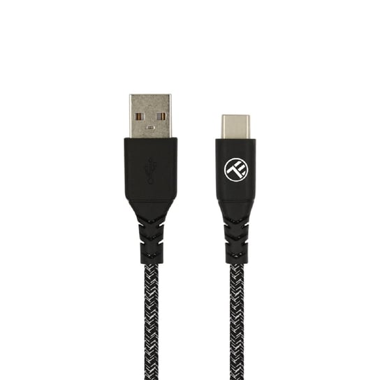 Tellur Green Data Cable, Usb To Type-C, 3A, 1M, Nylon, Recycled Plastic, Black TELLUR