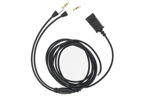 Tellur Qd To 2 X Jack 3.5Mm Adapter Cable, 2.2M, Black TELLUR