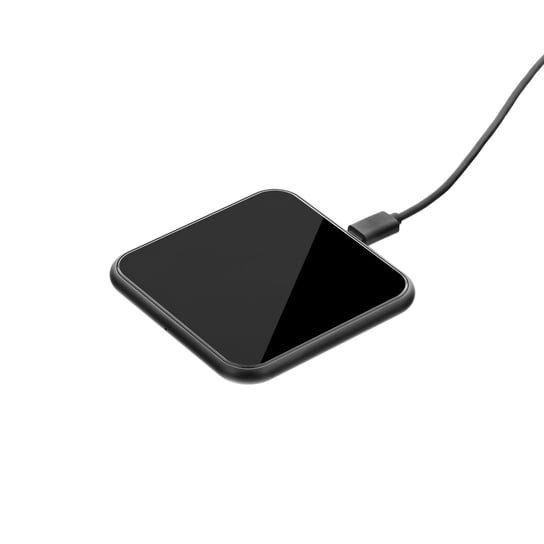 Tellur Qi Slim Wireless Fast Charging Pad Wcp04, 10W, Qi Certified, Tempered Glass, Black TELLUR