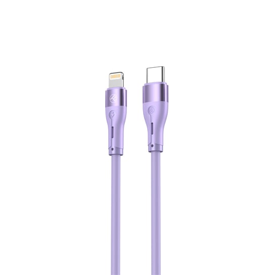 Tellur Silicone Type-C To Lightning Cable, Pd18W, 1M, Purple TELLUR