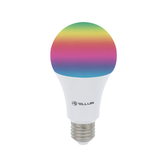 Tellur WiFi Smart Bulb E27, 10W, white/warm/RGB, dimmer TELLUR