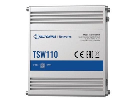Teltonika TSW110 Unmanaged Layer 2 Switch Teltonika