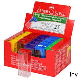 Temperówka Plasitkowa Kontener Ice Mix Kolor  581526 Faber-Castell Faber-Castell