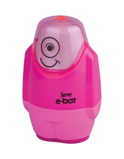 Temperówka Z Gumką Serve E-Bot Różowa Robot Inna marka