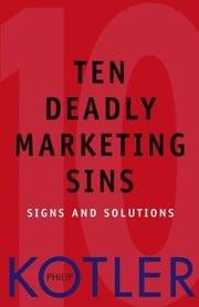Ten Deadly Marketing Sins Kotler Philip