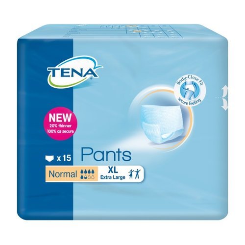 Tena, Pants Normal, majtki chłonne XL, 15 szt. Tena