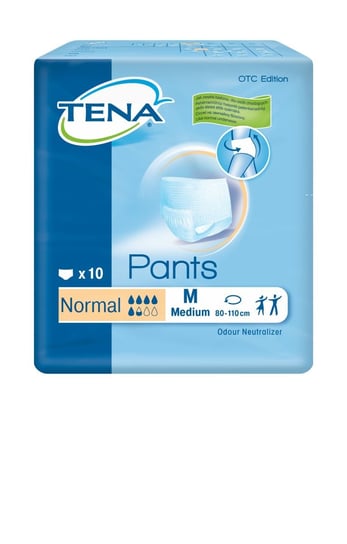 Tena, Pants Normal OTC Edition, majtki chłonne M, 10 szt. Tena