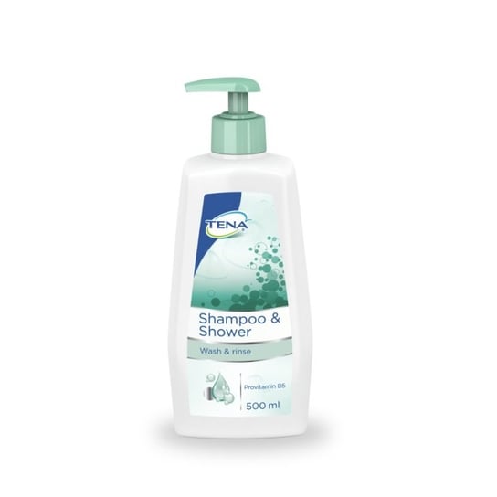 Tena, Shampoo&Shower, szampon i żel pod prysznic 2w1, 500 ml Tena