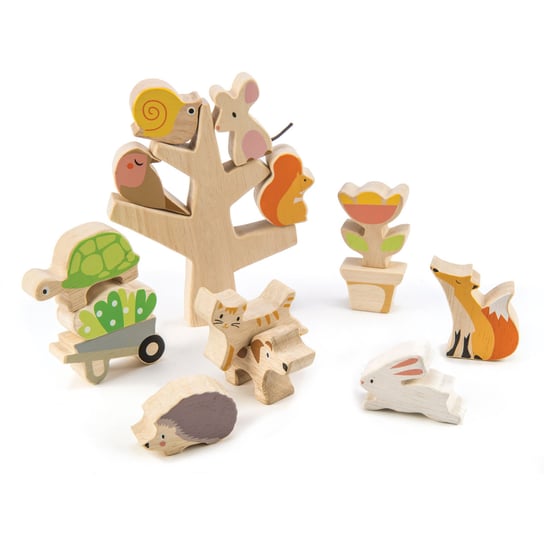 Tender Leaf Toys, drewniana gra zręcznościowa - Przyjaciele Ogrodu Tender Leaf Toys