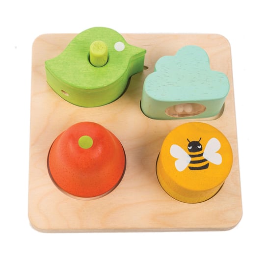 Tender Leaf Toys, zabawka sensoryczna Ogród - kształty i dźwięki Tender Toys