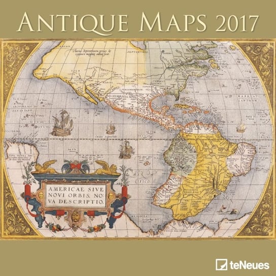 Teneues, kalendarz ścienny 2017, Antique Maps Teneues