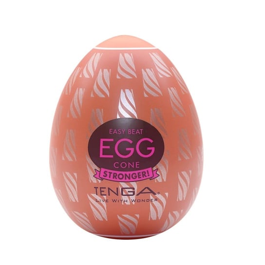 Tenga, Easy Beat Egg Cone Stronger Jednorazowy Masturbator W Kształcie Jajka TENGA