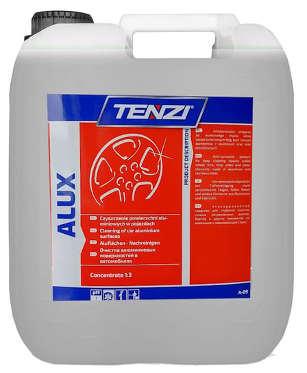 Tenzi Alux 10L - Koncentrat Kwasowy Do Czyszczenia Felg Aluminiowych Tenzi
