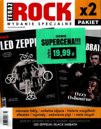 Teraz Rock Wydanie Specjalne Pakiet. Led Zeppelin i Black Sabbath Neker Media Sp. z o.o.